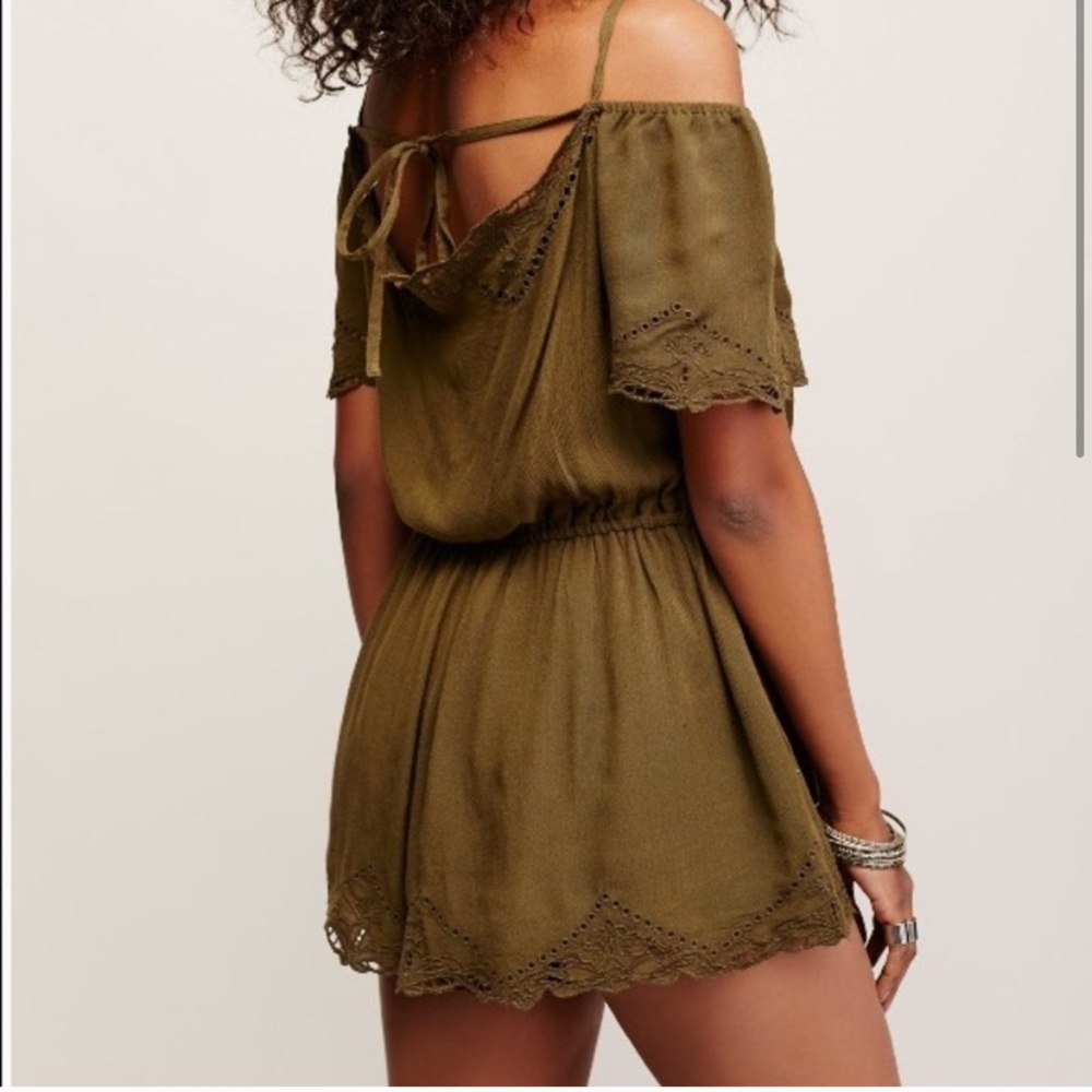 Free People Off The Shoulder Romper
